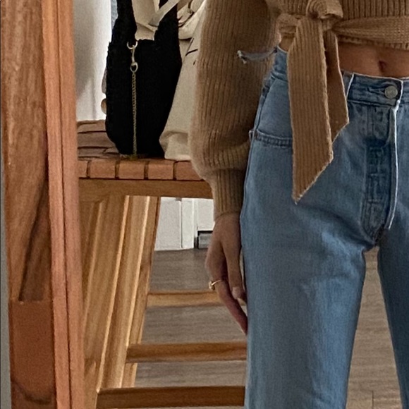 RARE Re/Done Cropped Flare Jeans - Picture 6 of 6